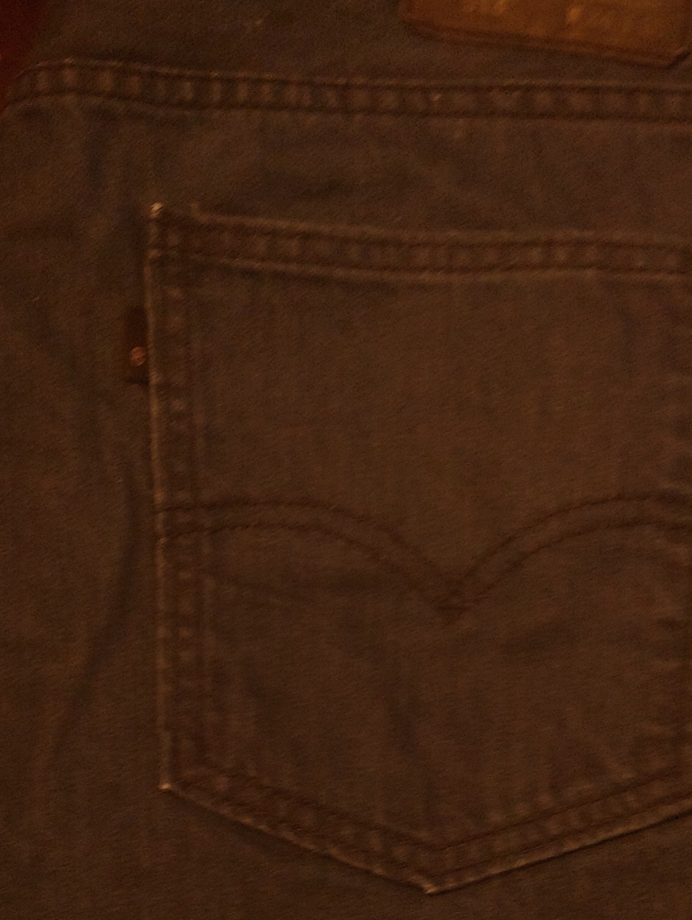 Levi's Men's Straight Jeans in Dark Blue Denim